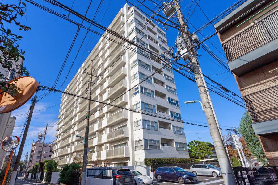 ドルフ都立大の外観（南東側から）