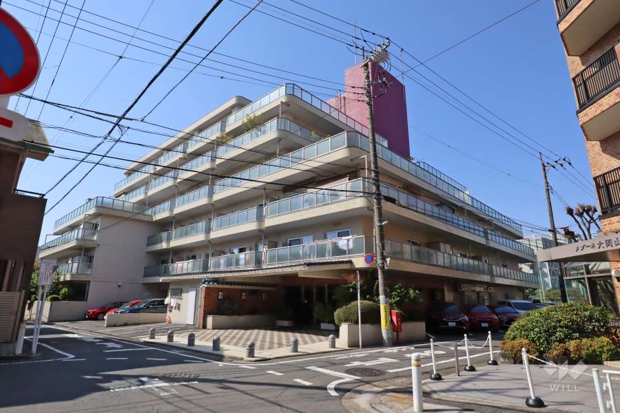 シーアイマンション大岡山の外観(北東側から)
