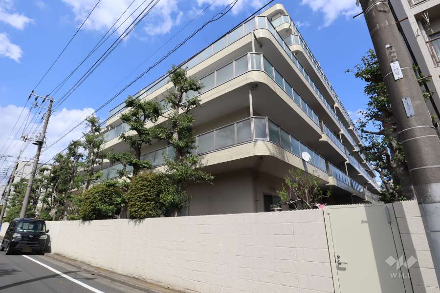 シーアイマンション大岡山の外観(南西側から)
