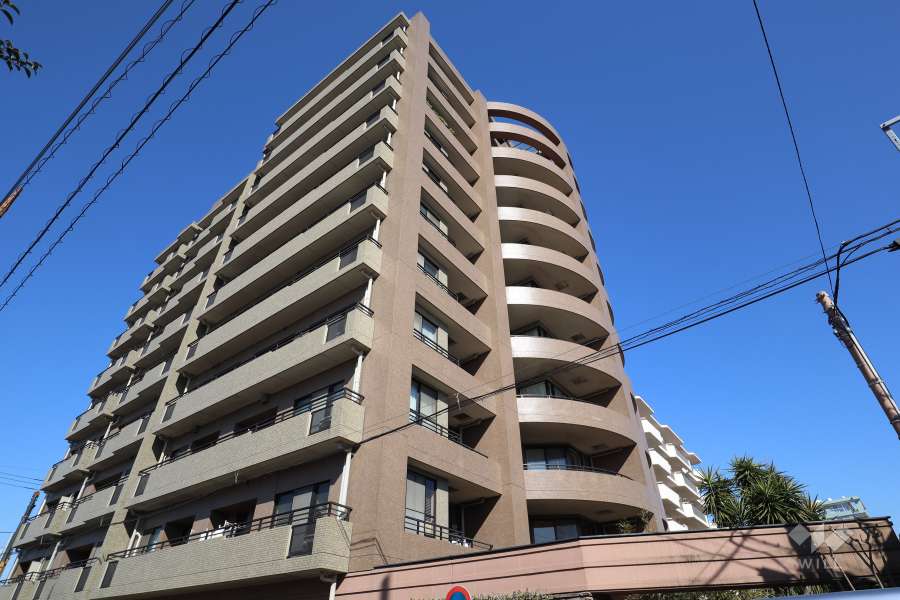 ルイシャトレ自由が丘の外観(南西側から)