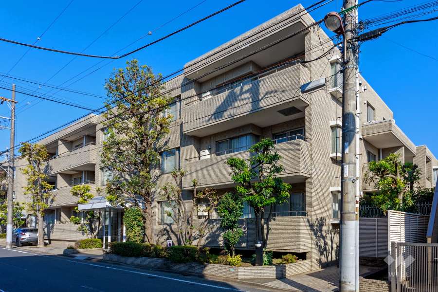 緑が丘シティハウスの外観（南西側から）