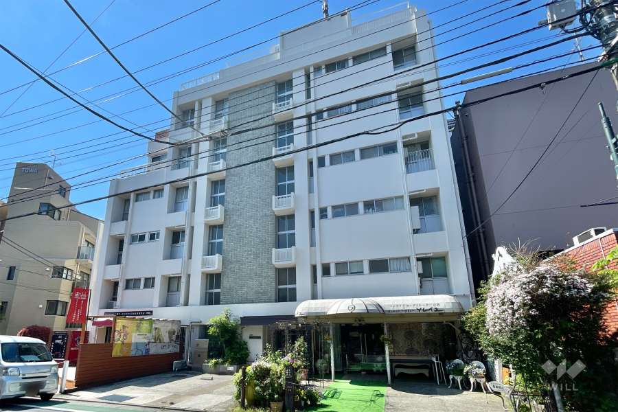 陽輪台自由が丘の外観（北西側から）