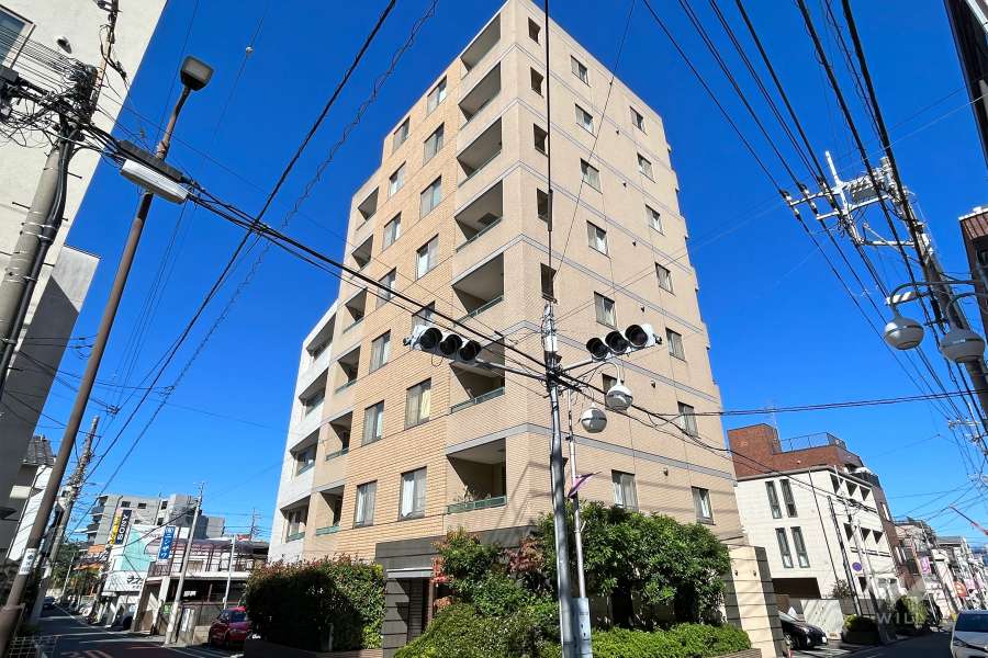 カーサフェリス目黒洗足の外観（南東側から）