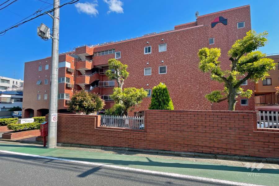 シャンボール第2都立大の外観（北西側から）