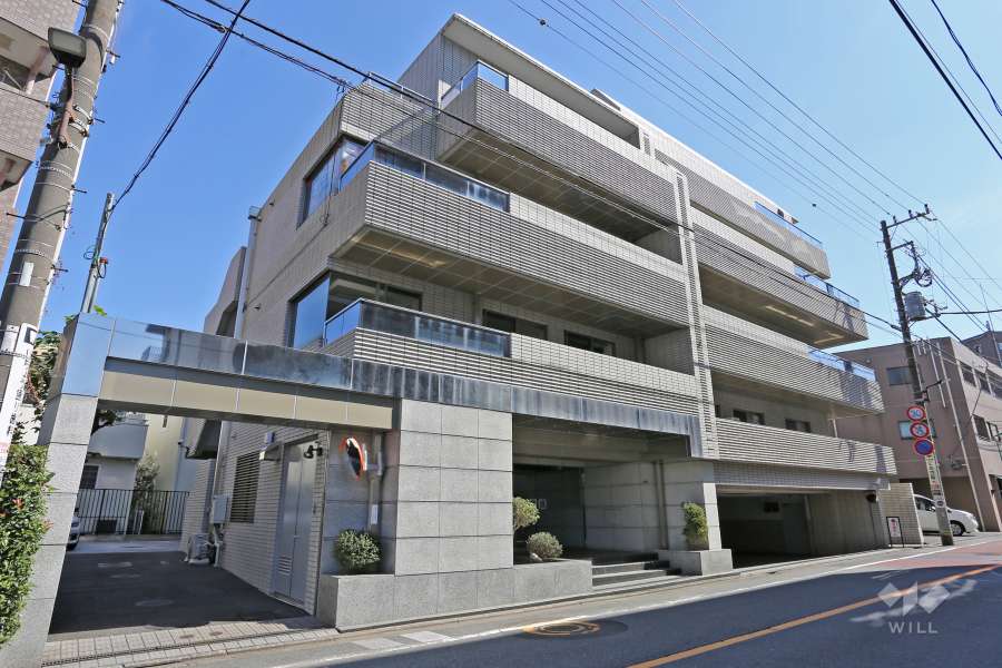 ソブリン洗足の外観（北西側から）