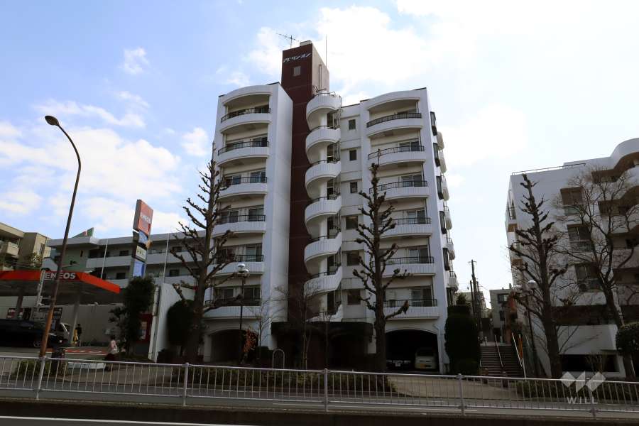 平町アビタシオンの外観(西側から)