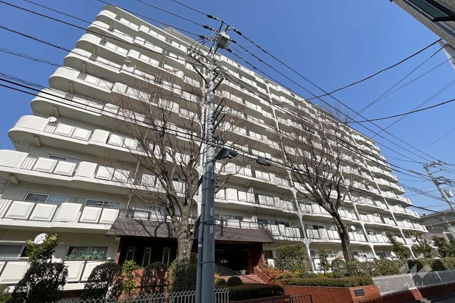 目黒台スカイマンションの外観（南西側から）