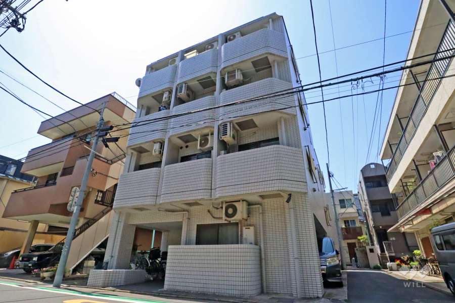 目黒フラワーハイホームの外観（北側から）