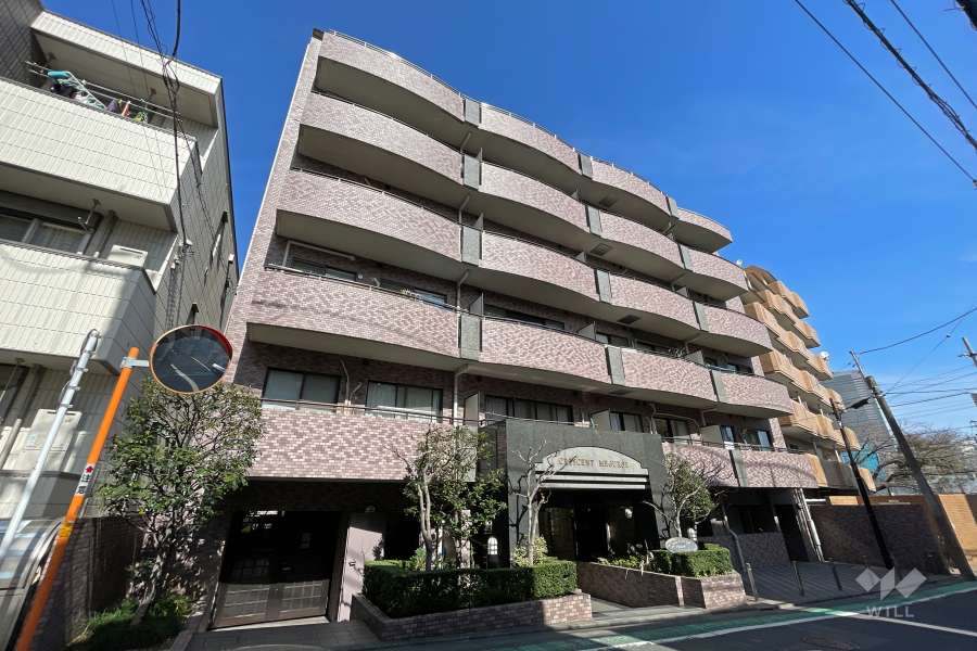クレッセント目黒2の外観（南西側から）