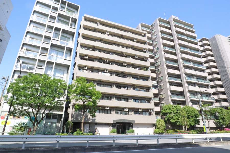 ハイシティ目黒弐番館の外観(西側から)