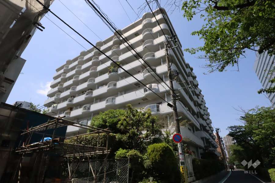 ハイネス目黒の外観(南東側から)