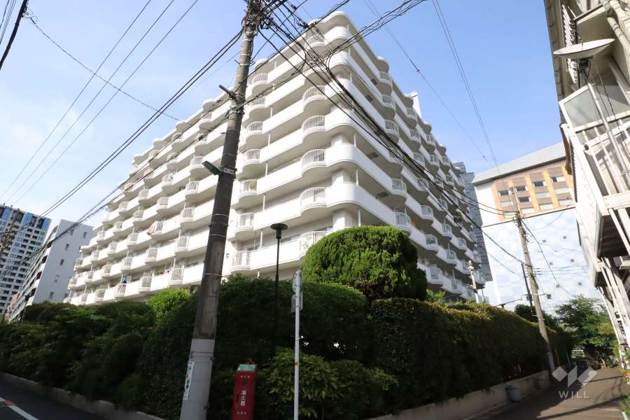 ハイネス目黒の外観(南西側から)