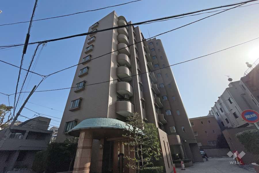 クリオレミントンハウス恵比寿の外観(北西側から)