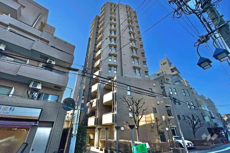 ヴィンテージ中目黒の外観（北東側から）