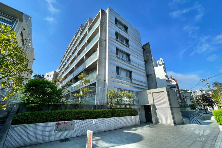イクサージュ目黒の外観（北東側から）