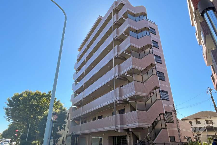 マイキャッスル目黒南の外観（北側から）