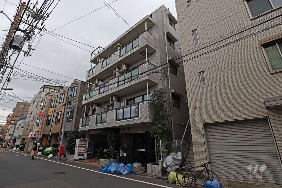 クリオ武蔵小山壱番館の外観(北西側から)