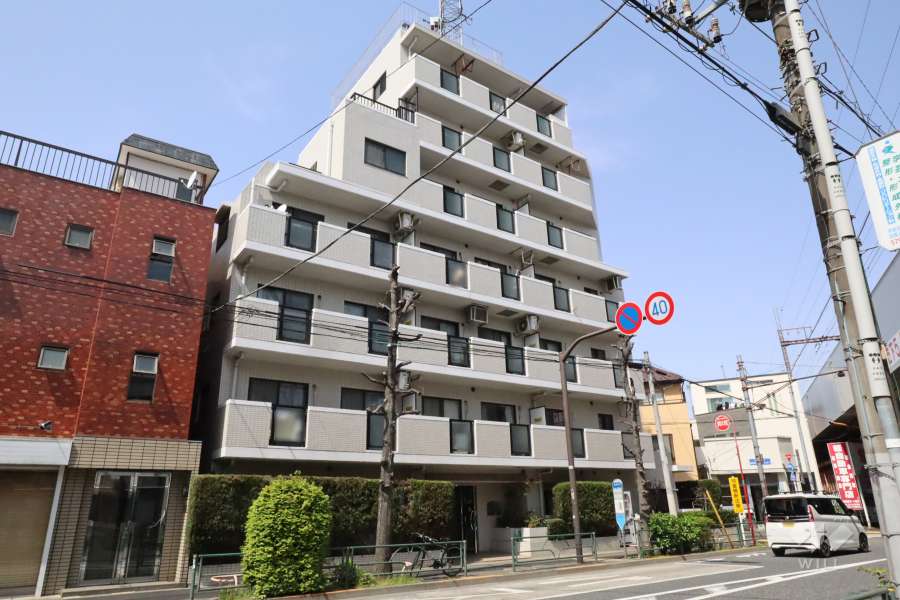 菱和パレス学芸大学の外観(南西側から)　