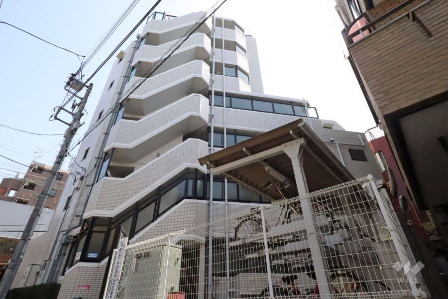 菱和パレス学芸大学の外観(北側から)　