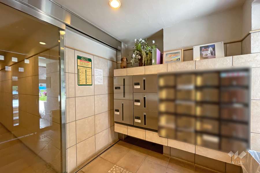 共用ポストと宅配ボックス