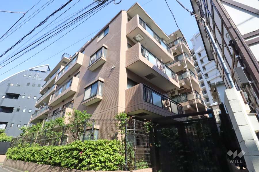 マイキャッスル目黒２の外観（北西側から）