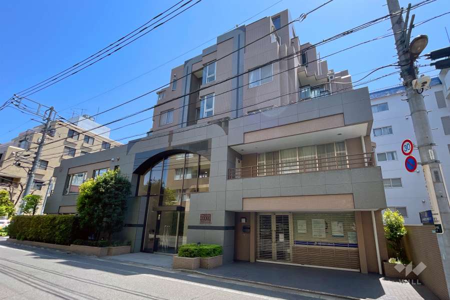 パシフィックハウス自由が丘の外観（北西側から）