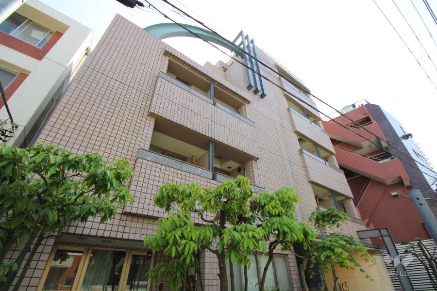 アルクス自由が丘の外観（北東側から）