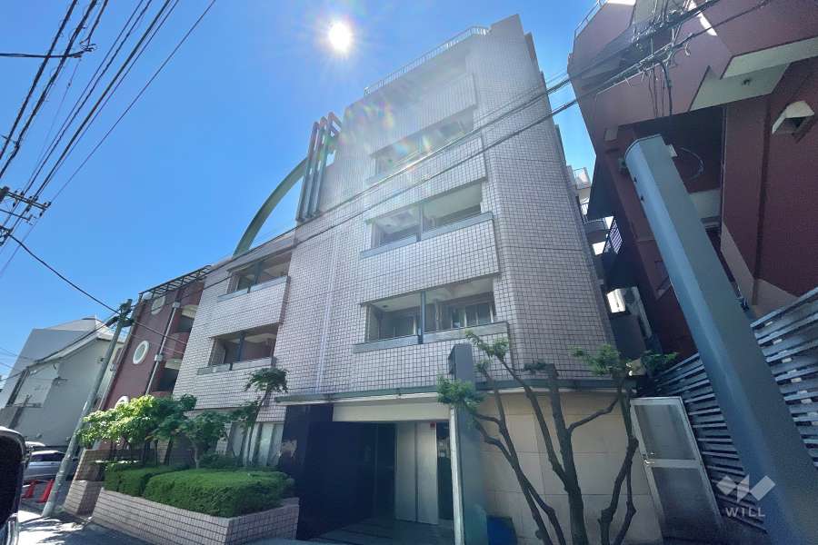 アルクス自由が丘の外観（北西側から）