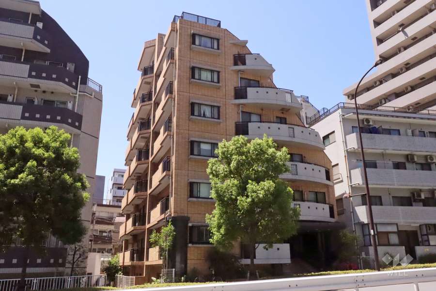 グランドパーク池尻大橋の外観(南東側から)