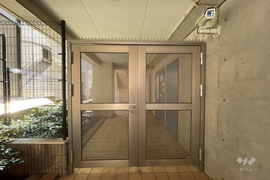 駐輪場の出入り口