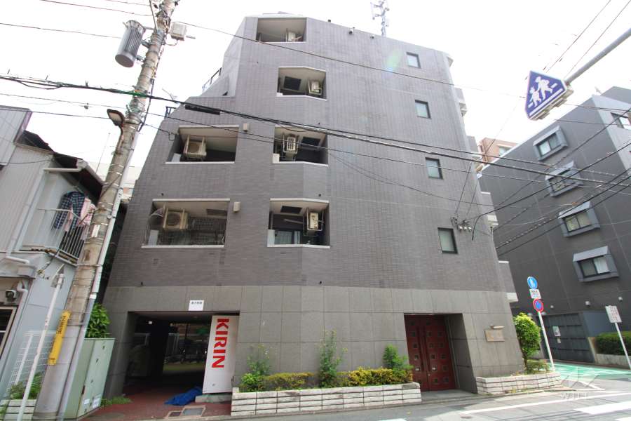 エクセリア都立大の外観（西側から）