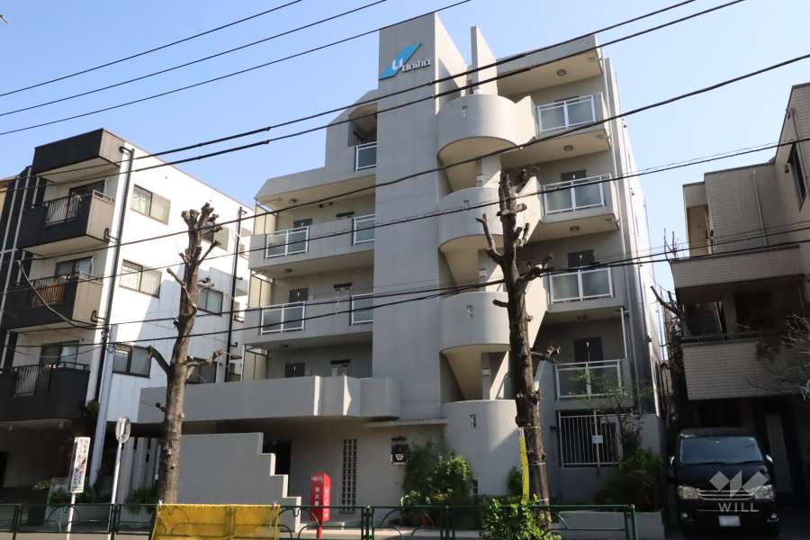 ユニーブル駒沢公園の外観（北西側から）