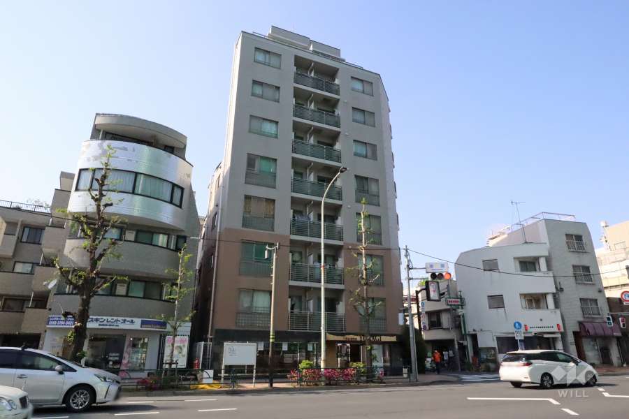 ジェイパーク目黒祐天寺の外観(南西側から)
