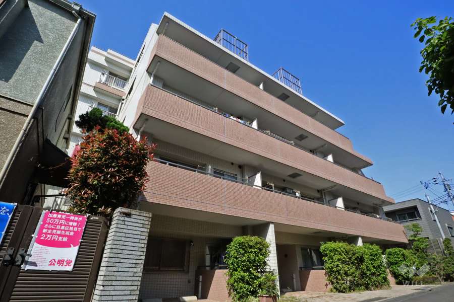 HF学芸大学レジデンス２の外観(南東側から)