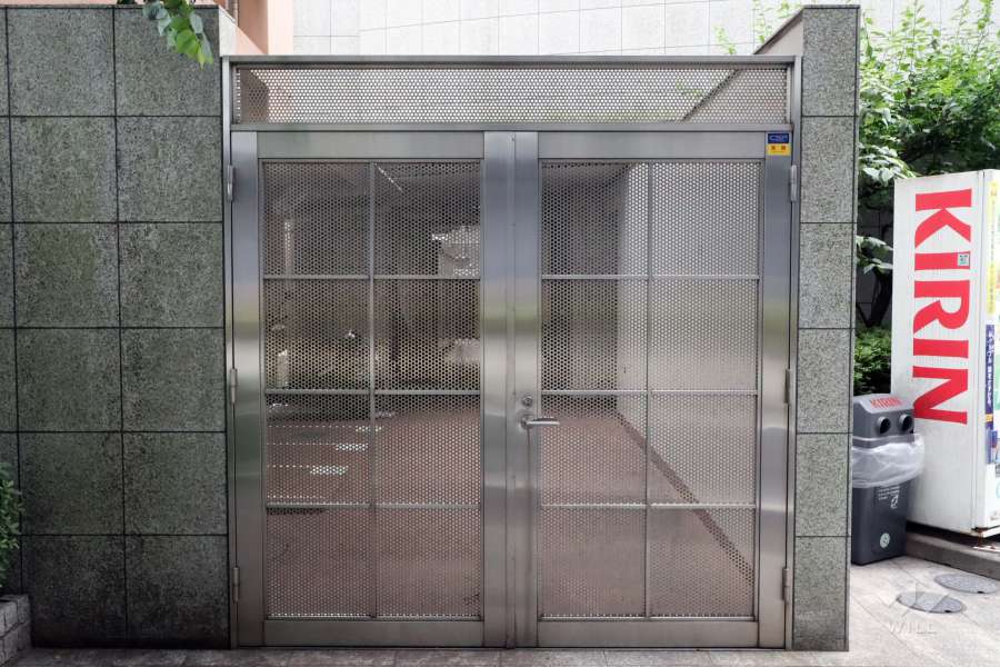 駐輪場の出入り口