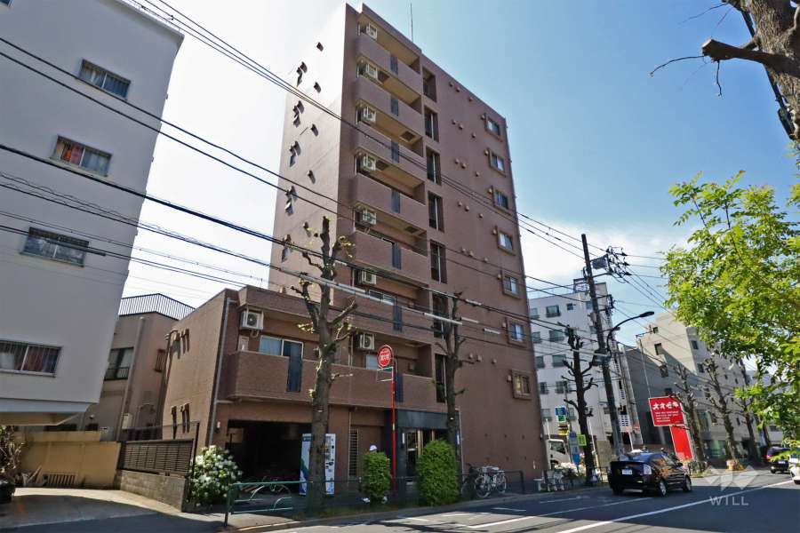 ステージファースト祐天寺の外観(北側から)