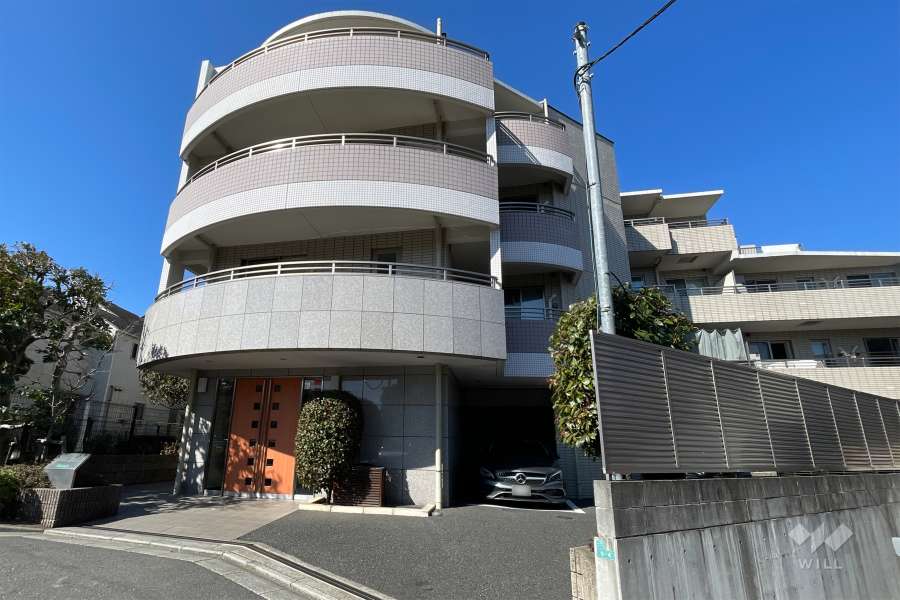 アクティス中目黒トリアードの外観（北東側から）