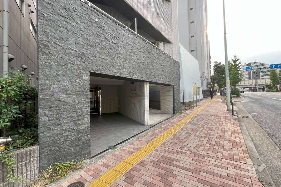敷地北側の前面道路　　