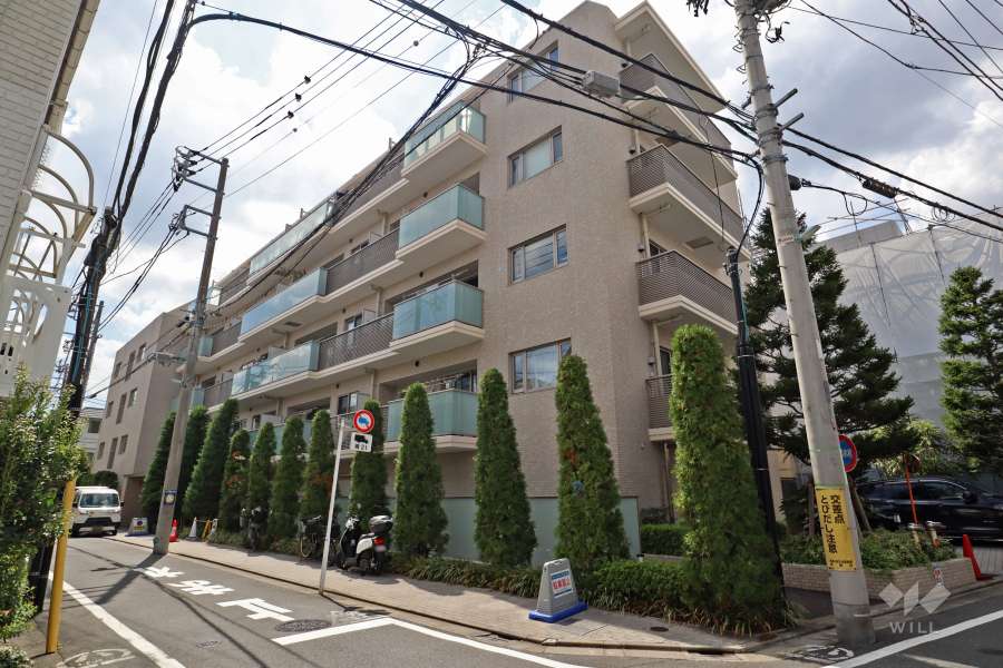 パークホームズ目黒中町の外観（北東側から）