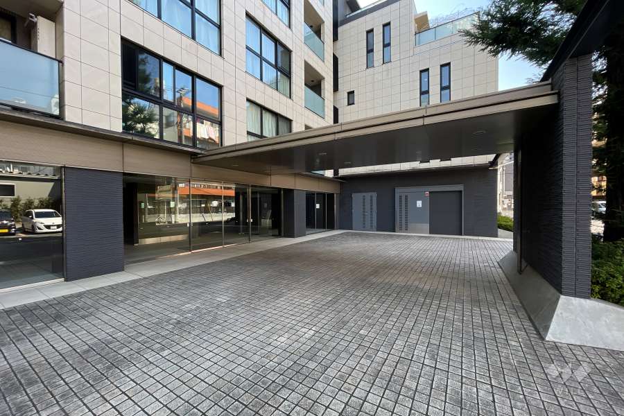 駐輪場の出入り口