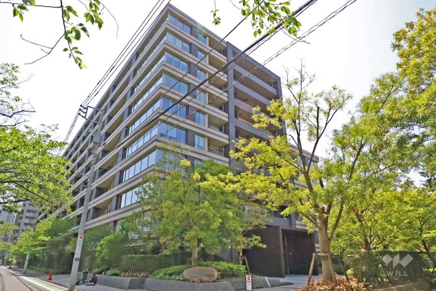 パークホームズ目黒ザレジデンスの外観（北側から）