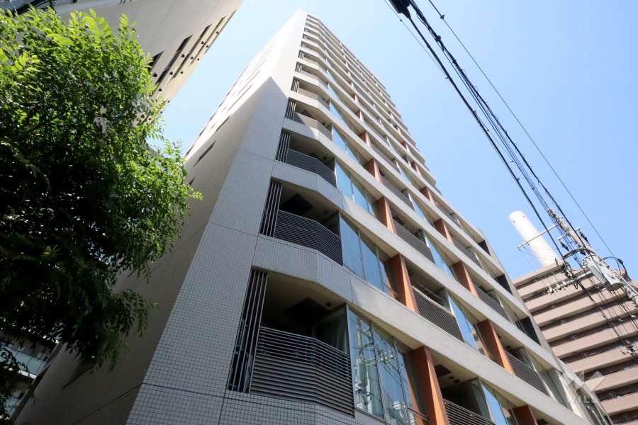 サンウッド中目黒フラッツの外観(南側から)