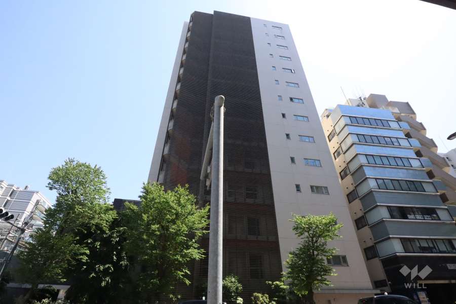 サンウッド中目黒フラッツの外観（北西側から）　