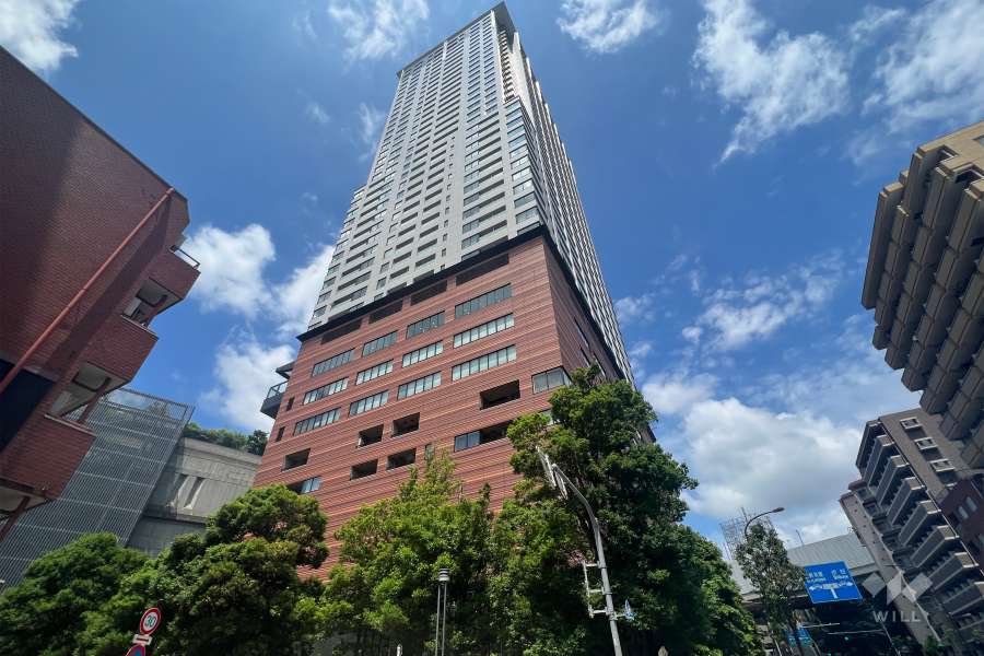 クロスエアタワーの外観(東側から）