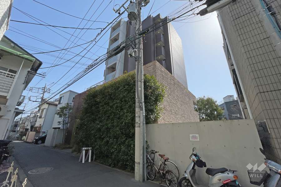 ブライズ恵比寿の外観(北西側から）