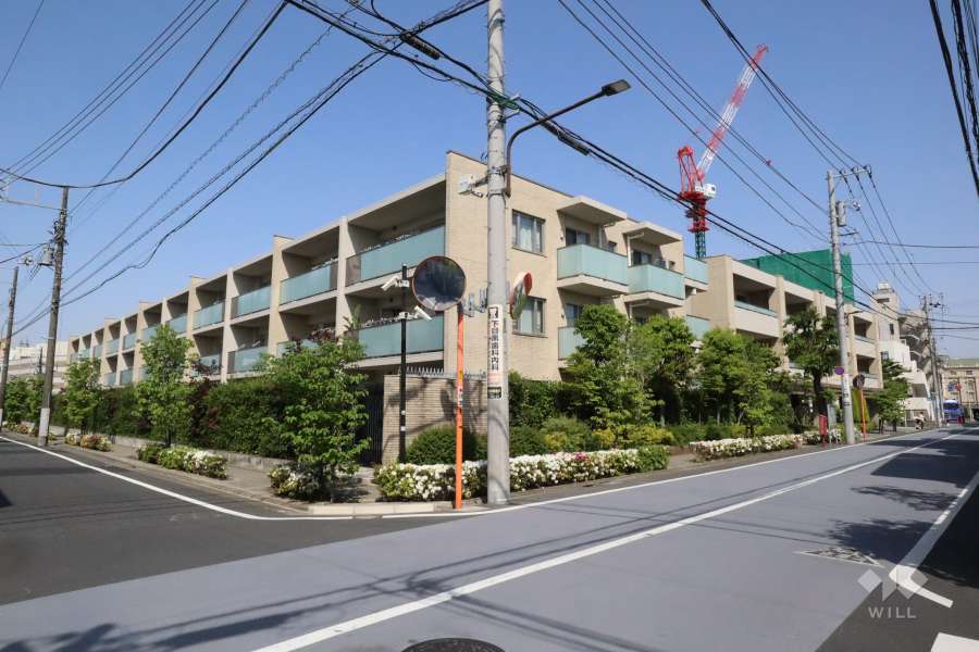 ザテラス下目黒の外観(南東側から)