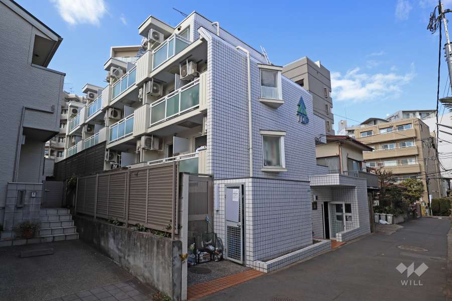 トップルーム都立大学の外観（南東側から）