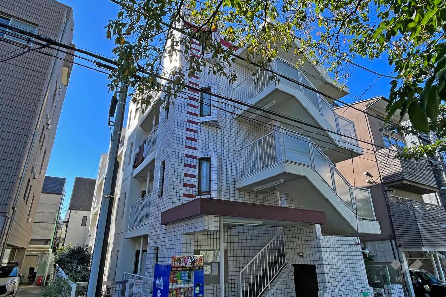 ハイシティ洗足の外観（北東側から）