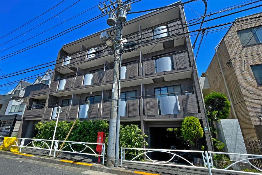 アサカシオン大岡山の外観（南西側から）