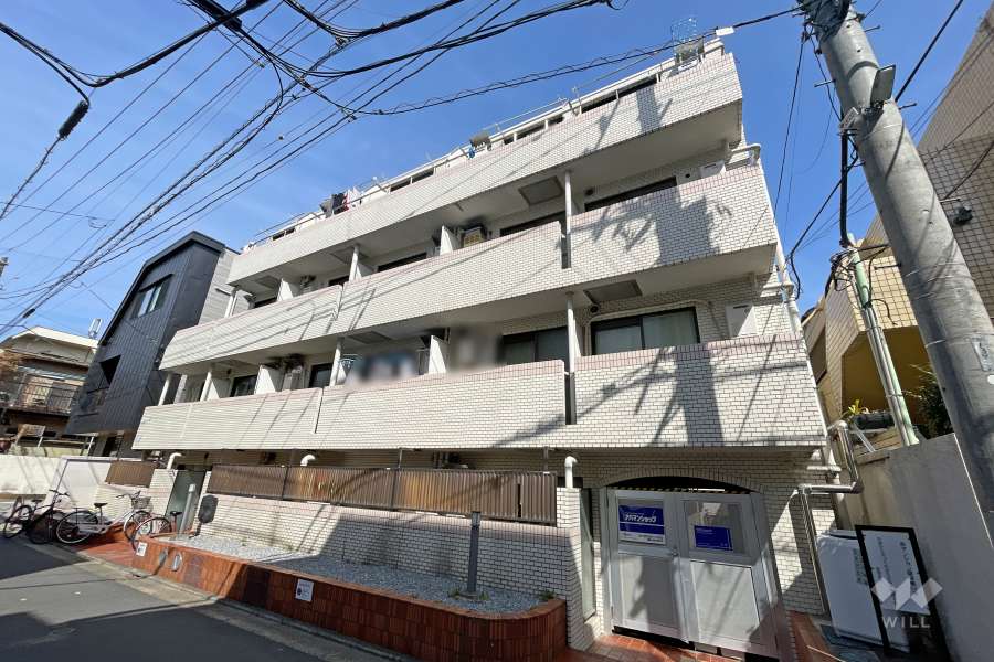 メゾンドルージュの外観（南西側から）